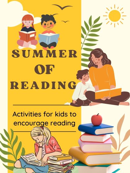 poster to encourage reading during the summers