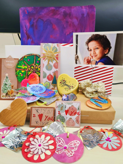 all the christmas gifts handmade by child to give