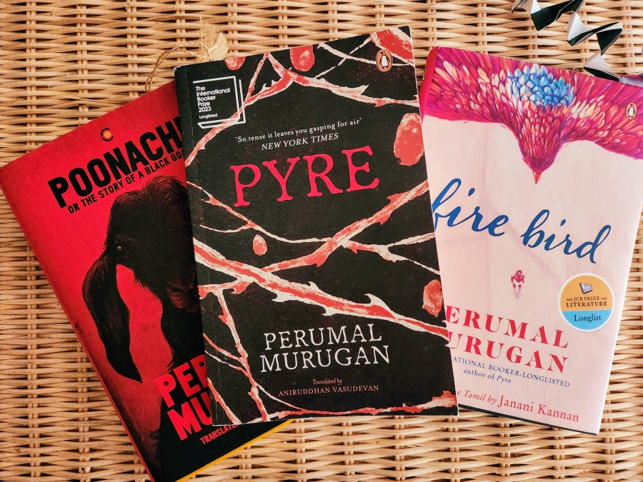 Perumal Murugan books Poonachi, Pyre, Fire Bird